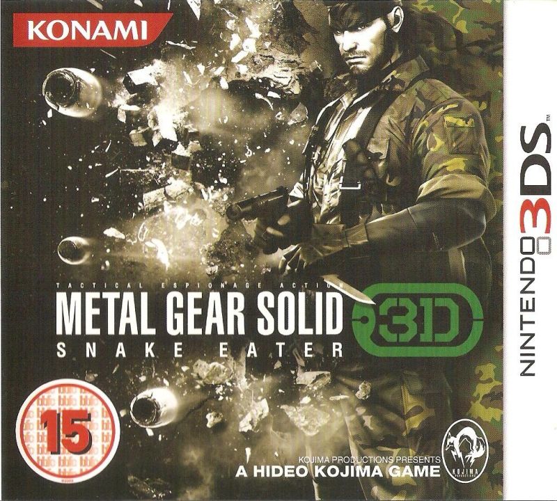Metal Gear Solid 3D: Snake Eater box art for Nintendo 3DS